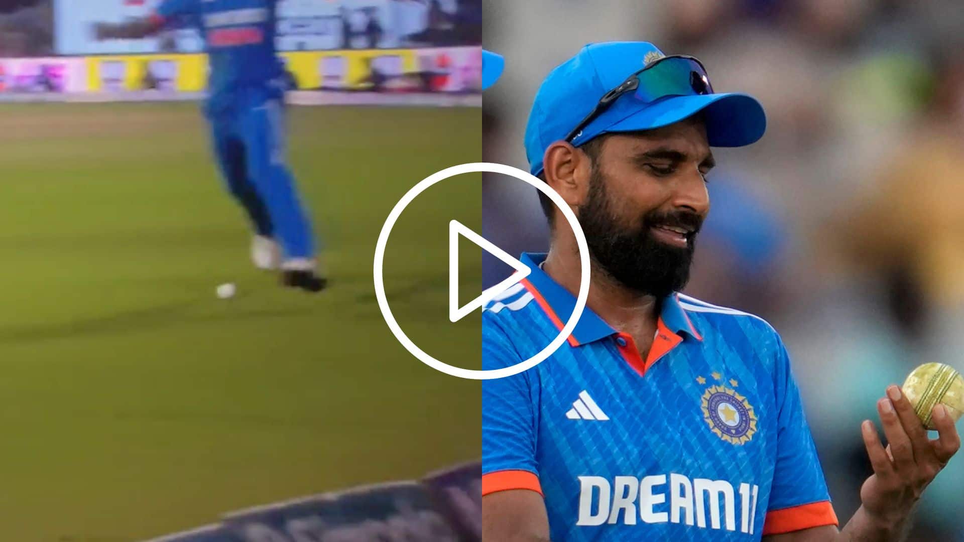 [Watch] Mohammed Shami Displays His Football Prowess With A Spectacular Boot Save